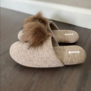 Italic Cashmere Slippers (New and never used)